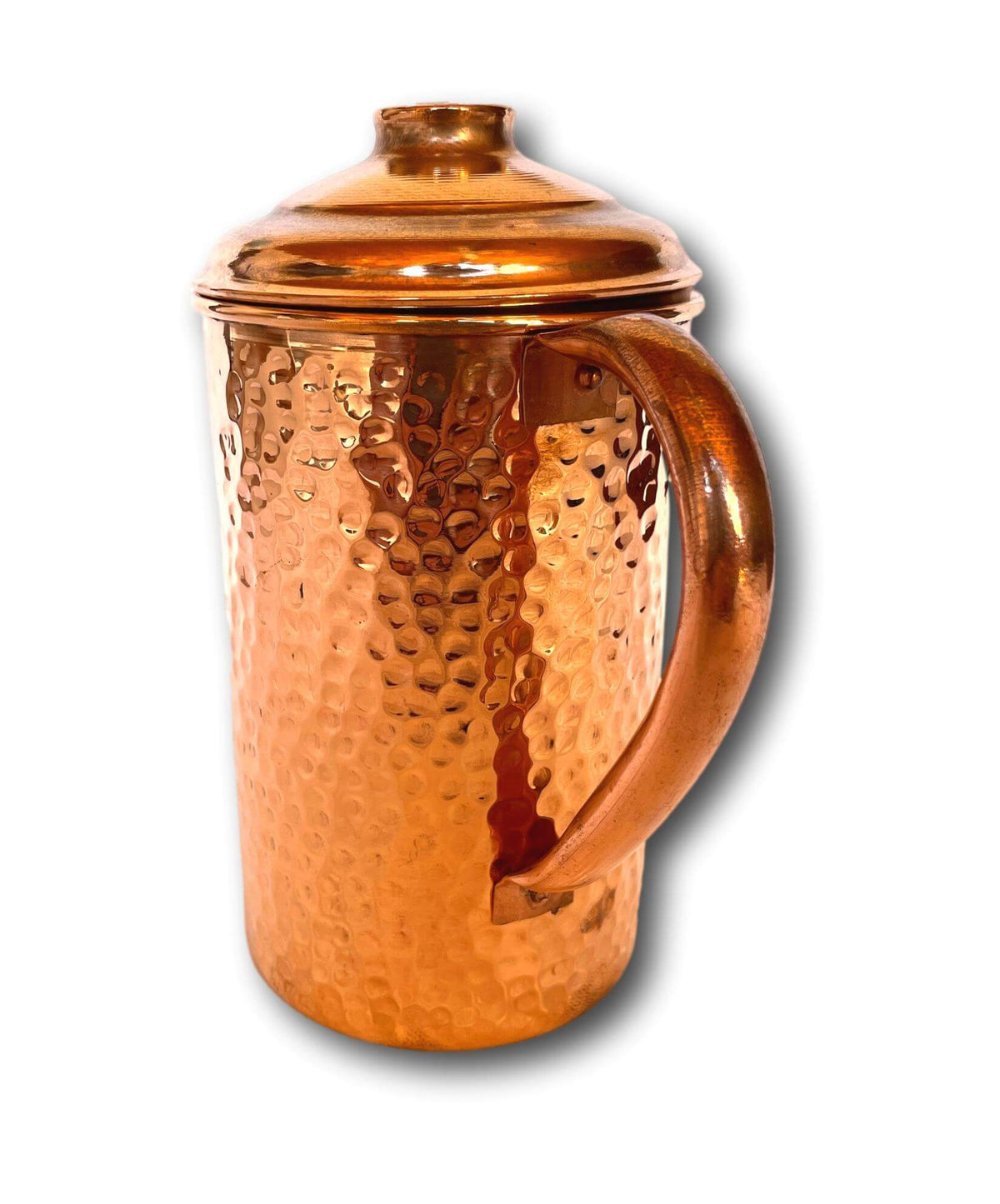 1.5L Ayurvedic Pure Copper Water Jug Set - Traditionally Handmade In India 🇮🇳