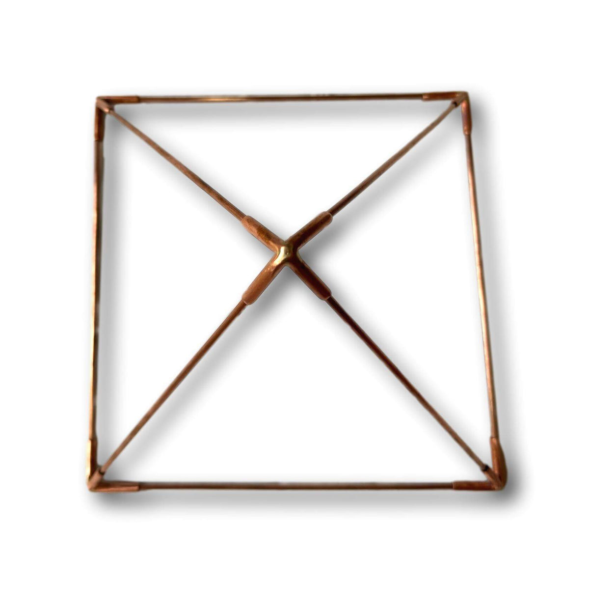 Pure Copper Conductive Pyramid - Traditionally Handmade In India 🇮🇳 26x26x18cm