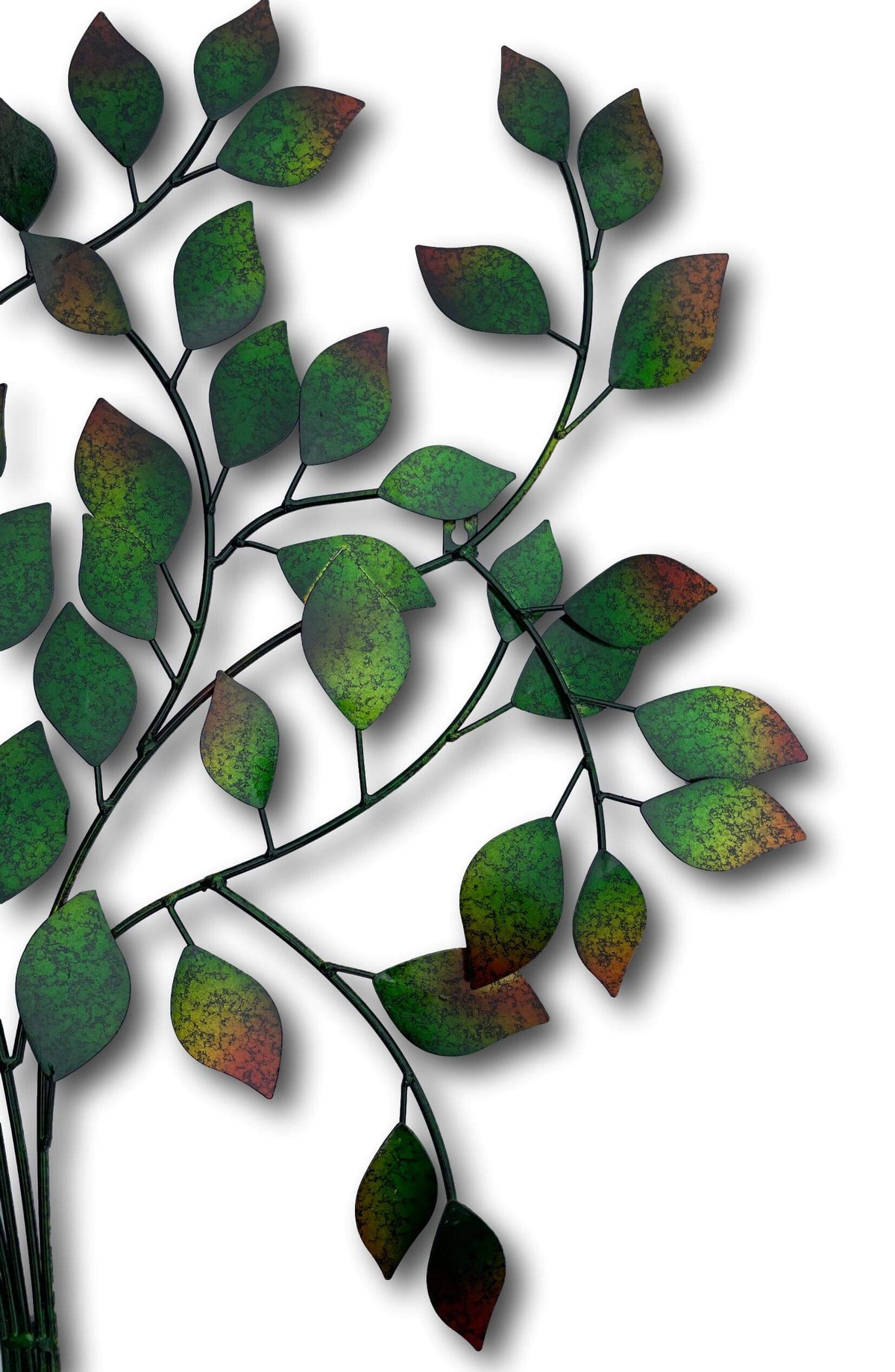 LARGE AUTUMN TREE OF LIFE FLORAL METAL WALL ART - HANGING PLAQUE + SINGING BOWLS AND MEDITATION
