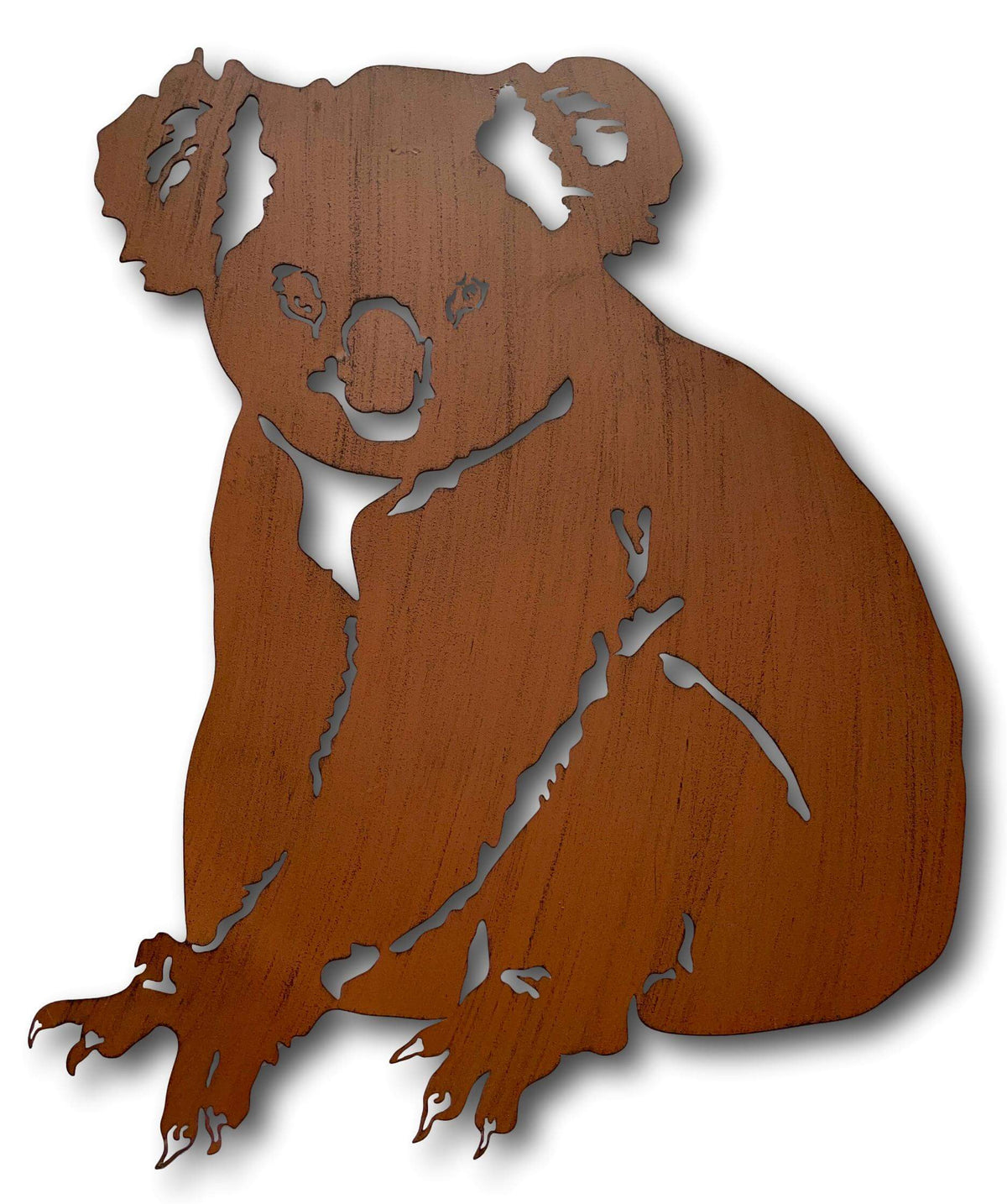 RUSTIC KOALA WALL ART - LASER CUT METAL ART + SINGING BOWLS AND MEDITATION