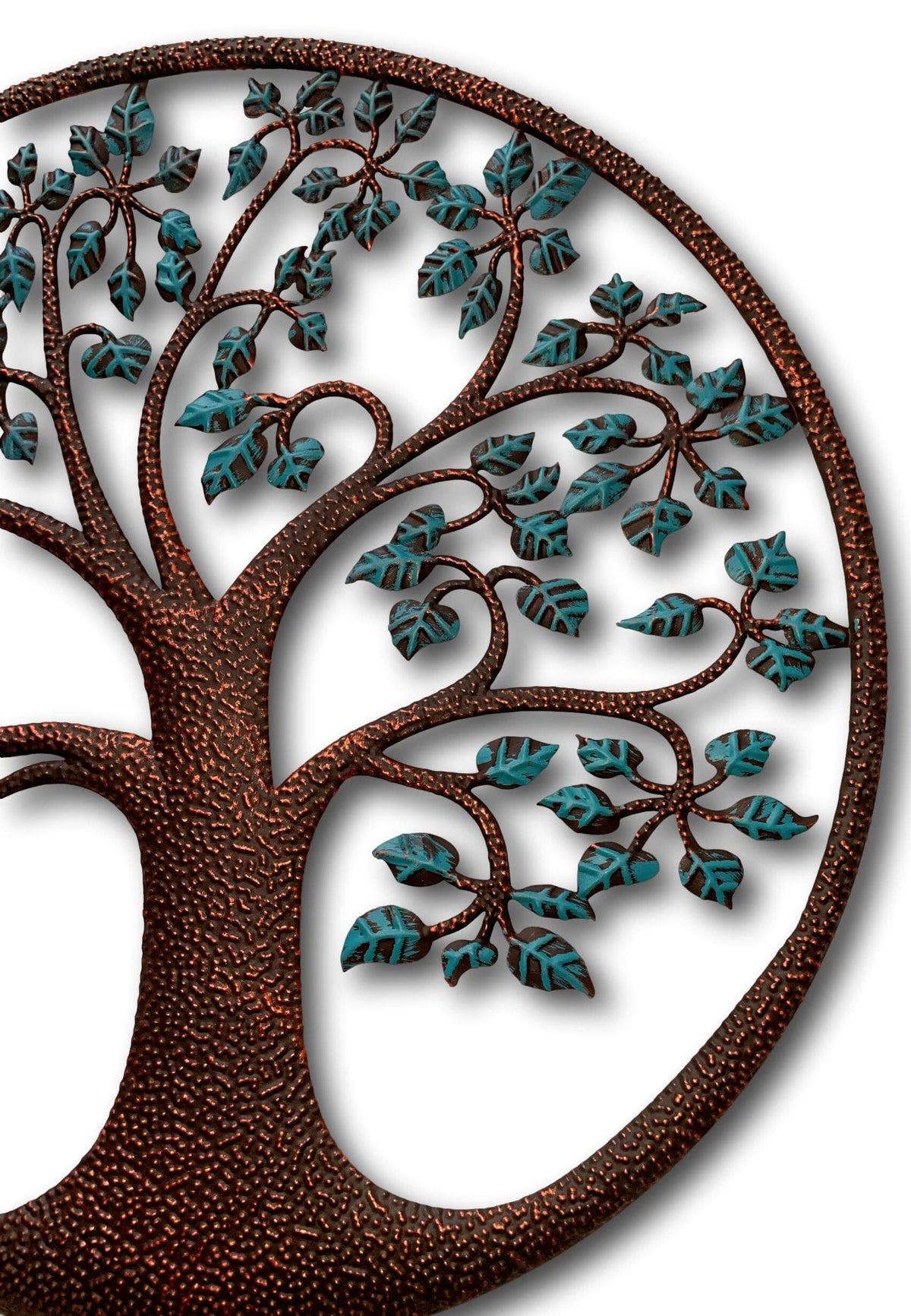 TREE OF LIFE METAL WALL ART - HANGING PLAQUE + SINGING BOWLS AND MEDITATION