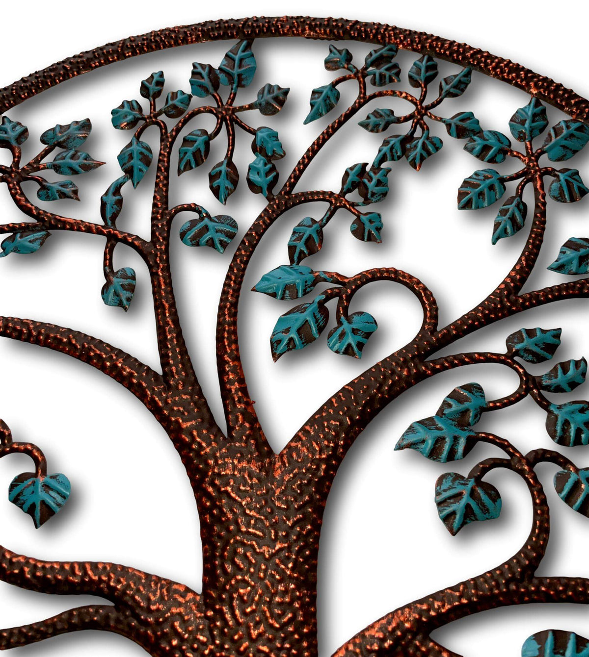 TREE OF LIFE METAL WALL ART - HANGING PLAQUE + SINGING BOWLS AND MEDITATION