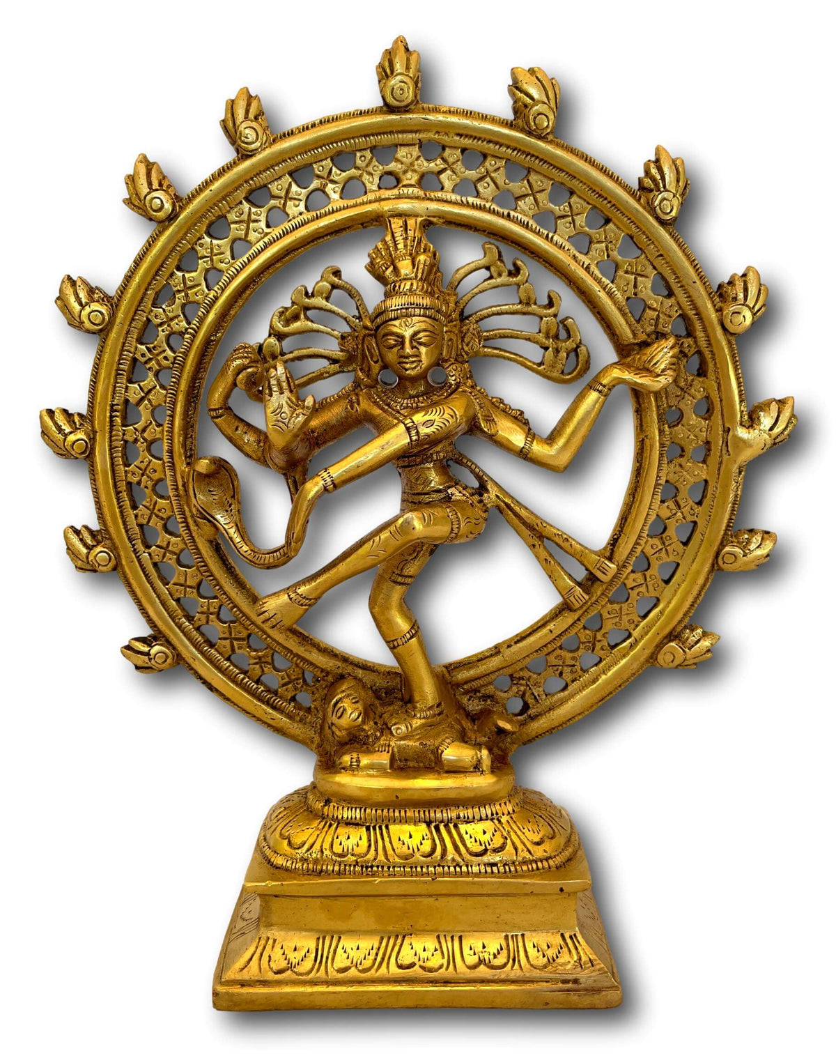 Solid Brass Dancing Shiva (Nataraja) - Handmade In Nepal 🕉