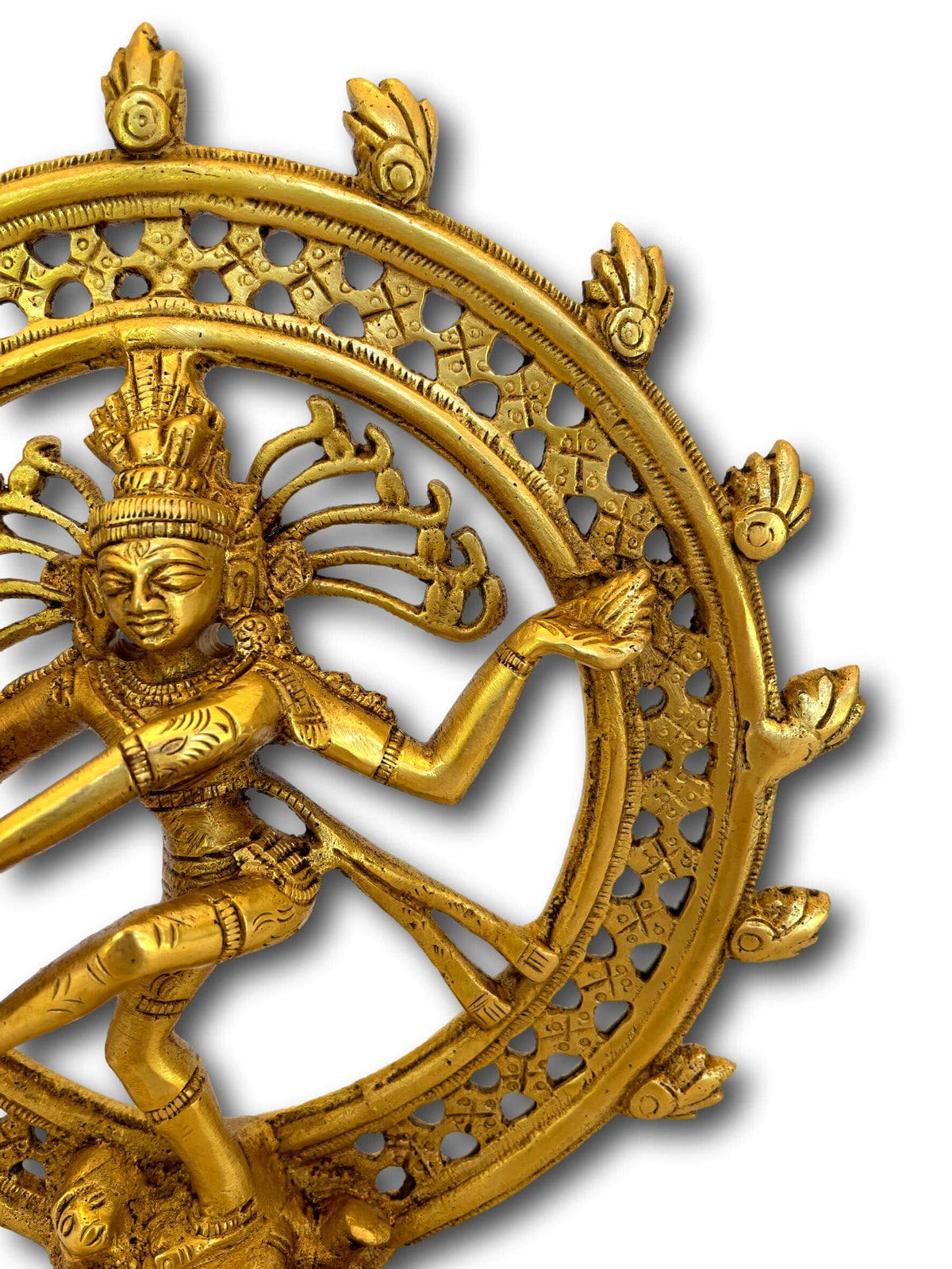 Solid Brass Dancing Shiva (Nataraja) - Handmade In Nepal 🕉