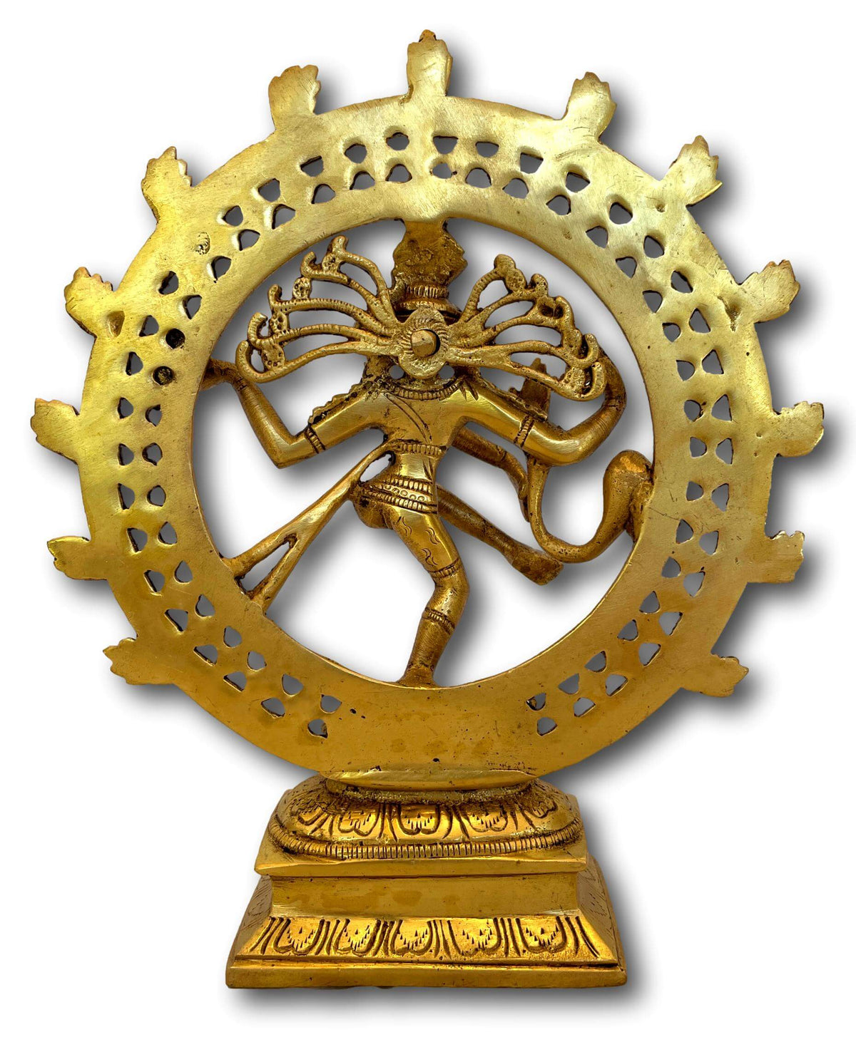 SOLID BRASS DANCING SHIVA (NATARAJA) - HANDMADE IN NEPAL 🕉 + SINGING BOWLS AND MEDITATION