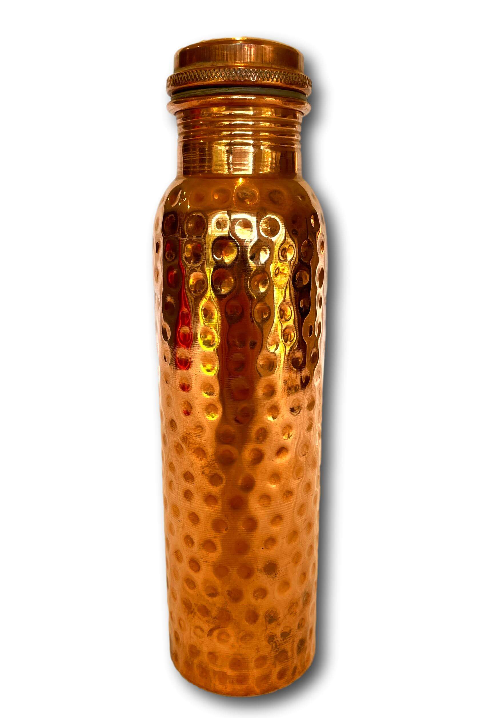 1L AYURVEDIC PURE COPPER WATER BOTTLE - TRADITIONALLY HANDMADE IN NEPAL 🇳🇵 + SINGING BOWLS AND MEDITATION