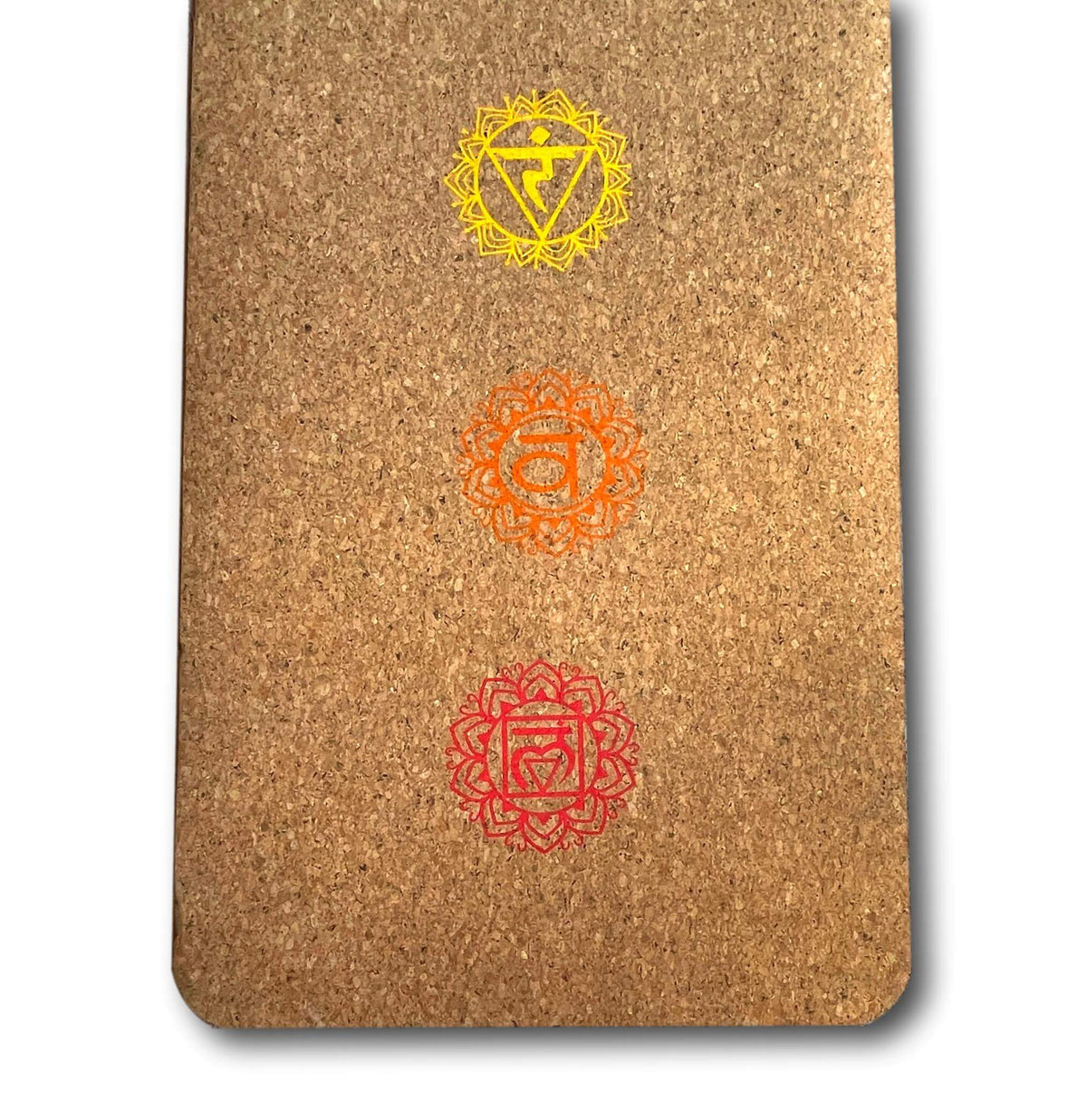 Organic Sustainable Cork Yoga Mat Set With Blocks &amp; Carry Case - Handmade In India - 7 Chakras