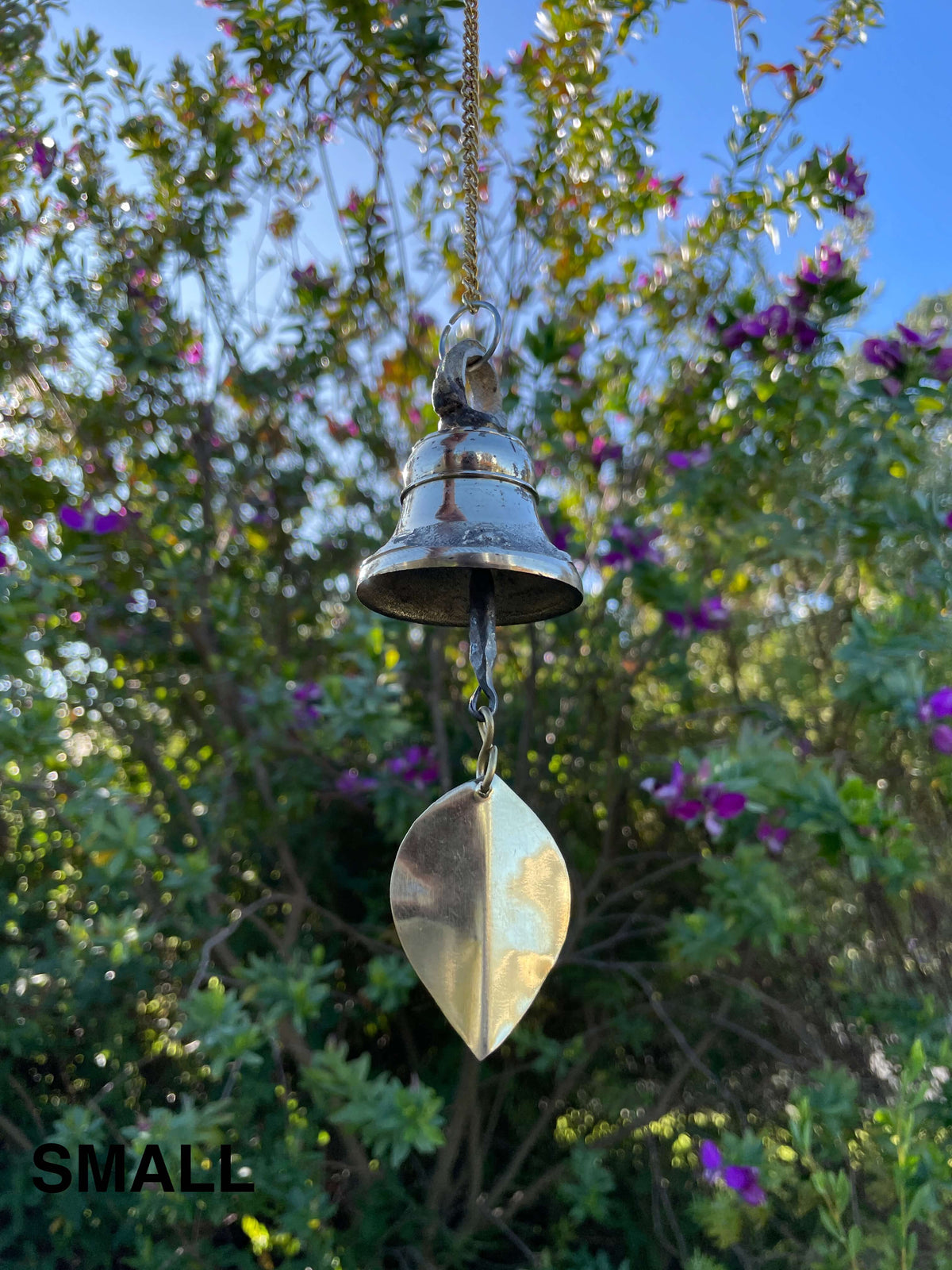 Gold &amp; Brass Buddhist Bell Nepalese Wind Chime - Handmade In Nepal🇳🇵