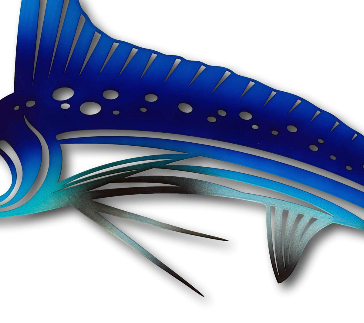 Marlin / Swordfish Wall Art - Laser Cut Metal Art - Nautical Ocean Game Fishing Decor