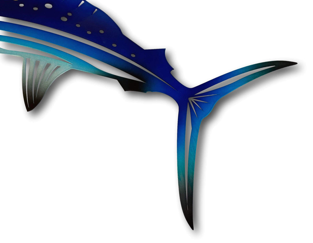 Marlin / Swordfish Wall Art - Laser Cut Metal Art - Nautical Ocean Game Fishing Decor