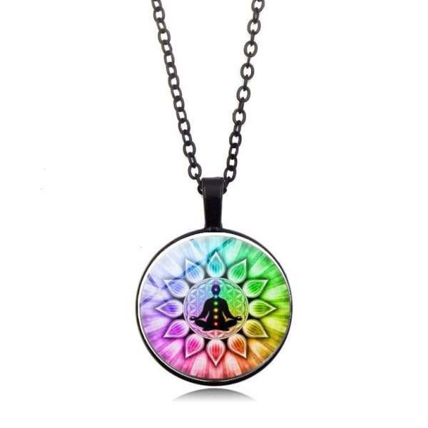 Chakra Lotus Necklace &amp; Pendant - Island Buddha