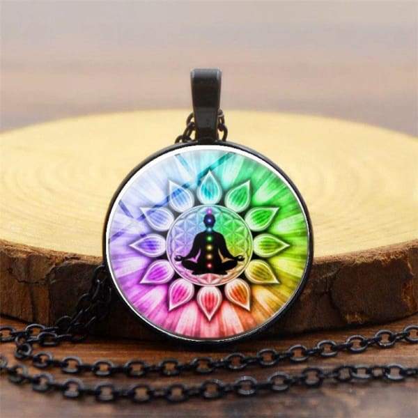 Chakra Lotus Necklace &amp; Pendant - Island Buddha