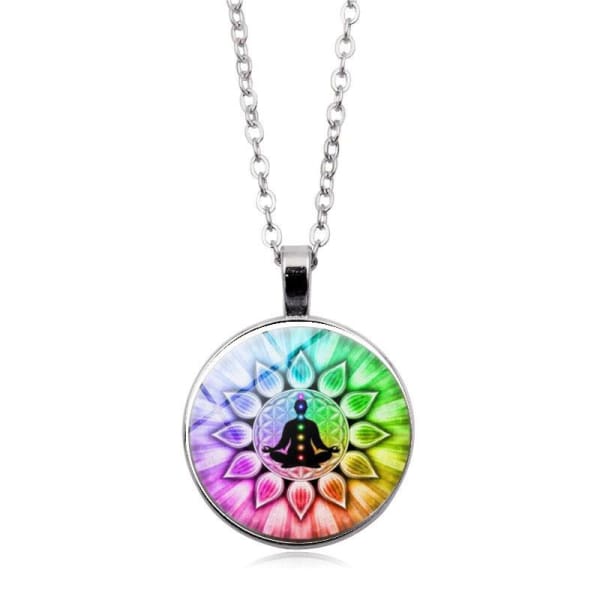 Chakra Lotus Necklace &amp; Pendant - Island Buddha