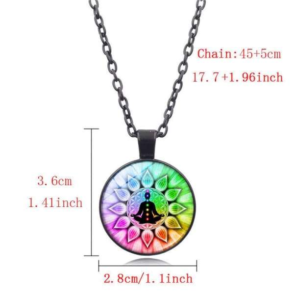 Chakra Lotus Necklace &amp; Pendant - Island Buddha