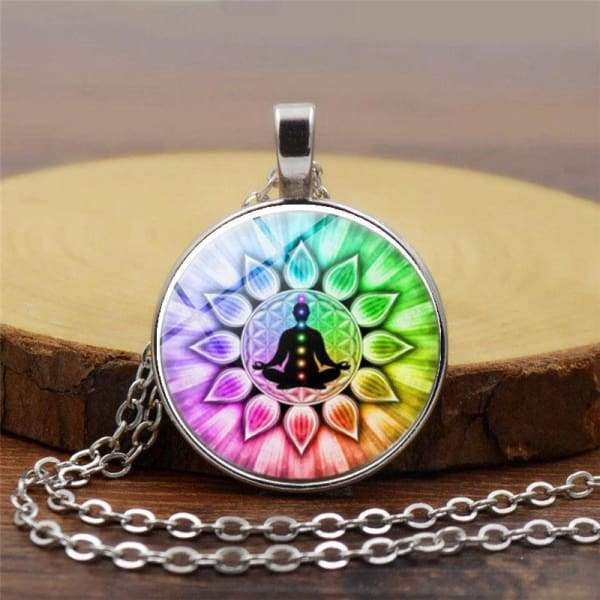 Chakra Lotus Necklace &amp; Pendant - Island Buddha