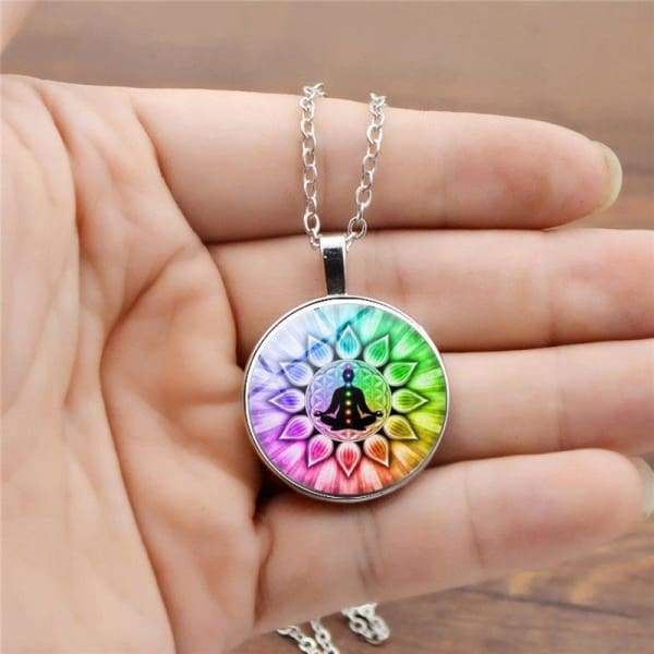 Chakra Lotus Necklace &amp; Pendant - Island Buddha