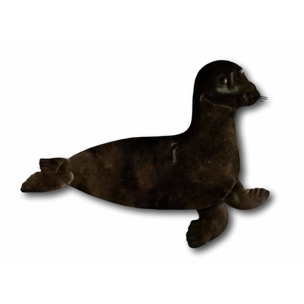 A$44.95 - CUTE SEAL WALL ART - HAND MADE BALI METAL ART 0.4KG (5) ISLAND BUDDHA