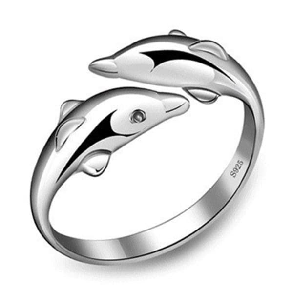 Dolphin Ring - Sterling Silver 925 - Island Buddha