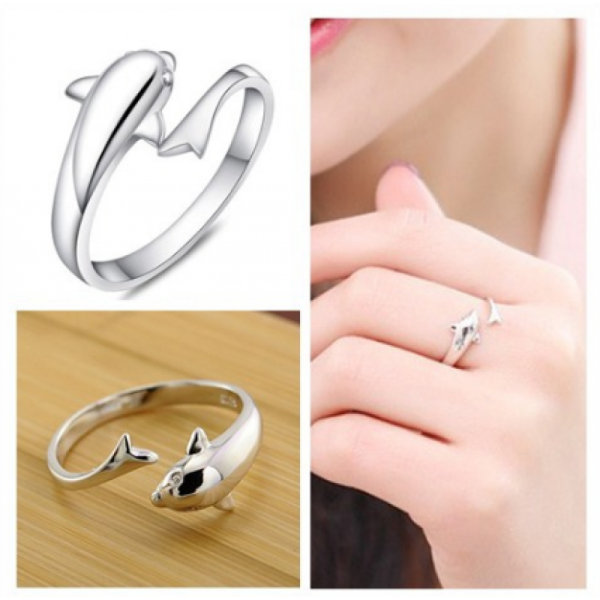Dolphin Ring - Sterling Silver 925 - Island Buddha