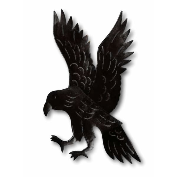 A$49.95 - FLYING HAWK WALL ART - HAND MADE BALI METAL ART 0.4KG (5) ISLAND BUDDHA