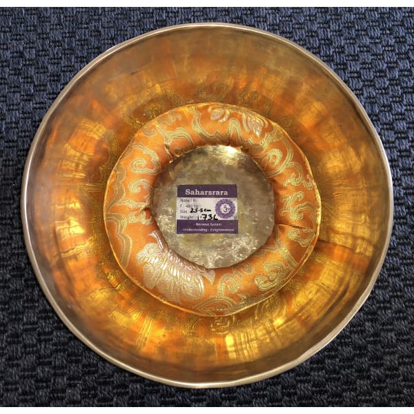 Genuine Nepalese Singing Bowl - Hand Made "B" Note Saharsrara - Crown Chakra - Island Buddha