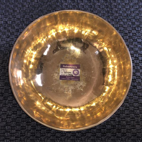 Genuine Nepalese Singing Bowl - Hand Made "B" Note Saharsrara - Crown Chakra - Island Buddha
