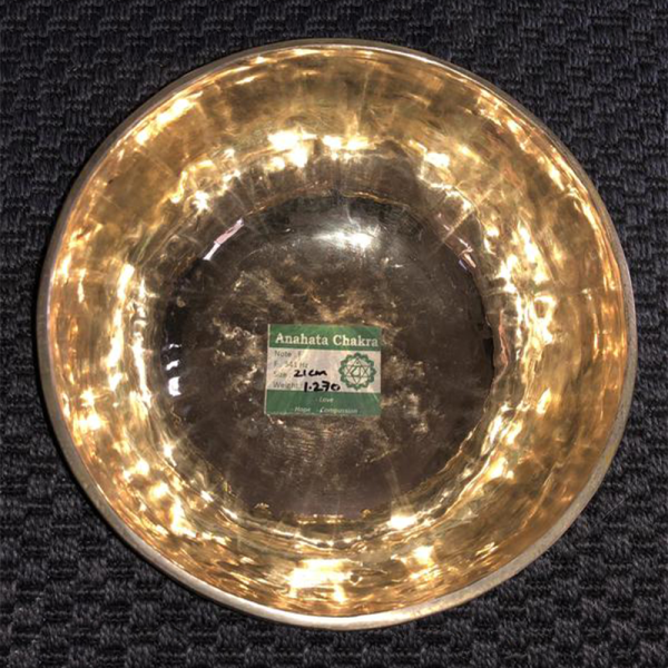 Genuine Nepalese Singing Bowl - Hand Made "F" Note Anahata - Heart Chakra - Island Buddha