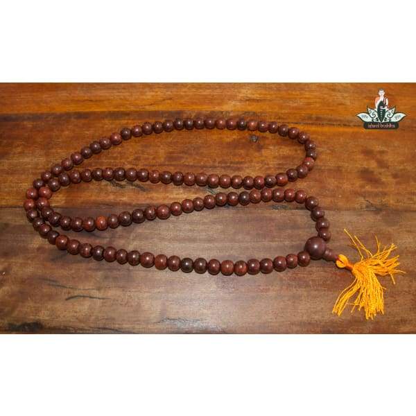 Mala 108 Beads Rosewood 10mm - Hand Made In Nepal - Island Buddha