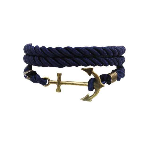 Nautical Rope &amp; Anchor Bracelet - Island Buddha