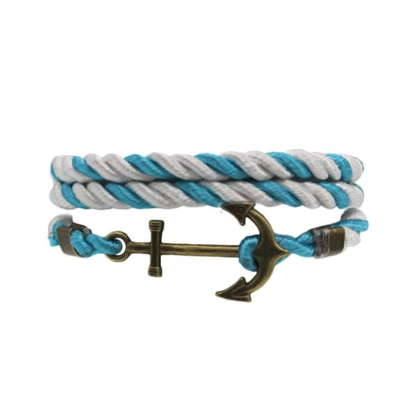 Nautical Rope &amp; Anchor Bracelet - Island Buddha