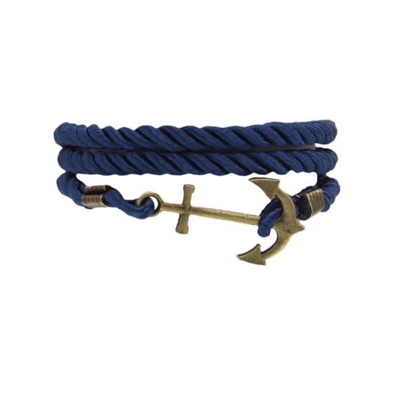 Nautical Rope &amp; Anchor Bracelet - Island Buddha