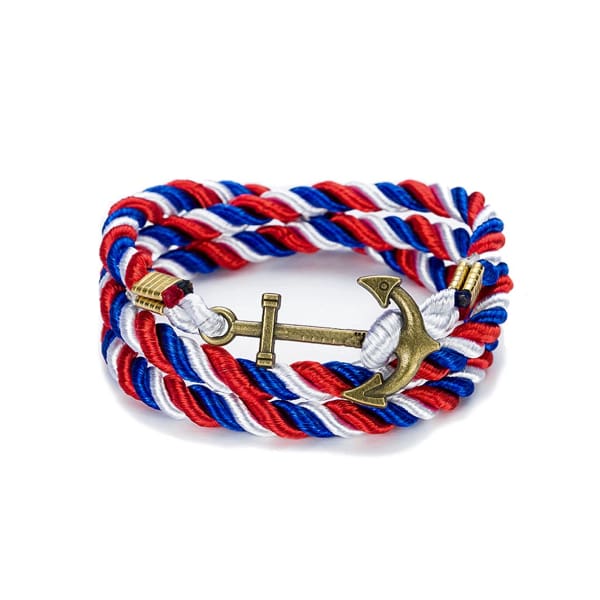 Nautical Rope &amp; Anchor Bracelet - Island Buddha
