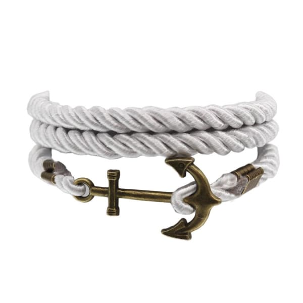 Nautical Rope &amp; Anchor Bracelet - Island Buddha