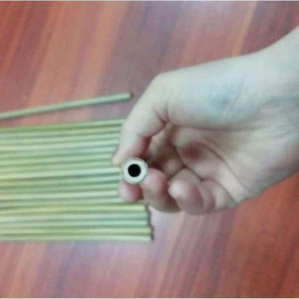 10-Pack Organic Bamboo Drinking Straws - Reusable &amp; Sustainable - Island Buddha