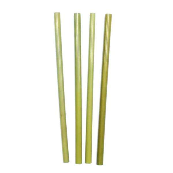 10-Pack Organic Bamboo Drinking Straws - Reusable &amp; Sustainable - Island Buddha