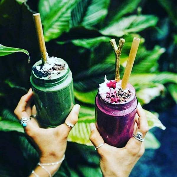 A$14.95 - ORGANIC BAMBOO DRINKING STRAWS - REUSABLE &amp; SUSTAINABLE 10 20 OR 40 STRAWS (16) ISLAND BUDDHA