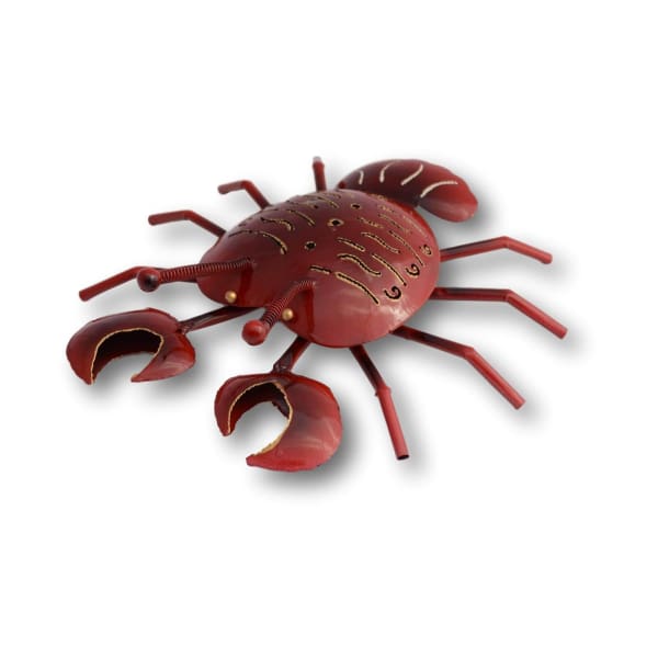 A$54.95 - RED LOBSTER MOSQUITO COIL HOLDER - HAND MADE BALI METAL ART 0.4KG (1) ISLAND BUDDHA