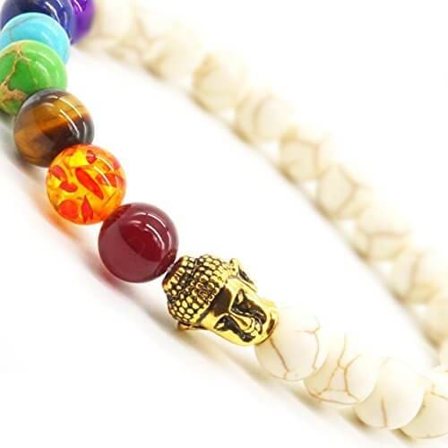 A$24.95 - REIKI CHAKRA STONE BRACELET - CHAKRA BALANCING 🙏 0.2KG (1) ISLAND BUDDHA