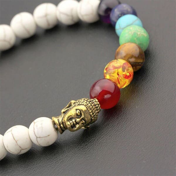 A$24.95 - REIKI CHAKRA STONE BRACELET - CHAKRA BALANCING 🙏 0.2KG (4) ISLAND BUDDHA