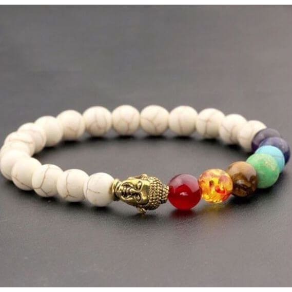 A$24.95 - REIKI CHAKRA STONE BRACELET - CHAKRA BALANCING 🙏 0.2KG (3) ISLAND BUDDHA