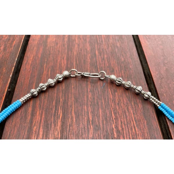 A$54.95 - TURQUOISE &amp; CORAL TIBETAN NEPALESE TRIBAL STYLE BOHO NECKLACE - HAND MADE IN NEPAL 🇳🇵 0.25KG (4) ISLAND BUDDHA