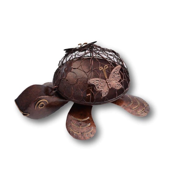 A$44.95 - TURTLE MOSQUITO COIL HOLDER - HAND MADE BALI METAL ART (3) ISLAND BUDDHA