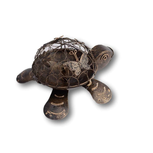A$44.95 - TURTLE MOSQUITO COIL HOLDER - HAND MADE BALI METAL ART (6) ISLAND BUDDHA