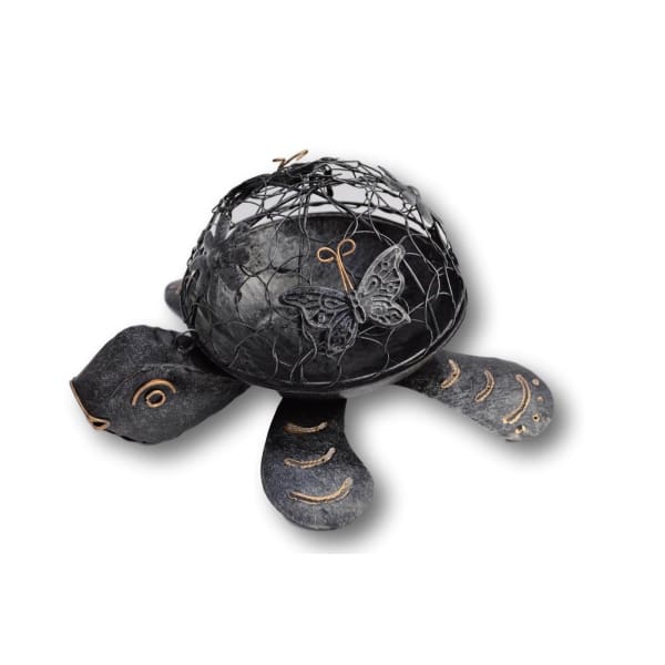A$44.95 - TURTLE MOSQUITO COIL HOLDER - HAND MADE BALI METAL ART (2) ISLAND BUDDHA