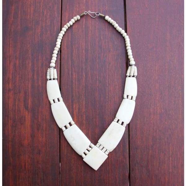 A$69.95 - YAK BONE TRIBAL STYLE BOHO NECKLACE - HAND MADE &amp; CARVED IN NEPAL 🇳🇵 0.2KG (3) ISLAND BUDDHA